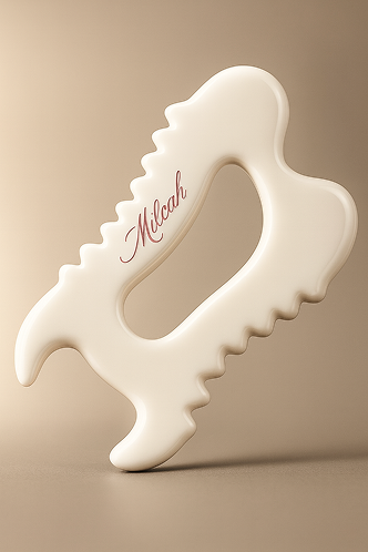 The Milcah Ceramic Body Gua Sha — The Luxury Lymphatic Sculptor